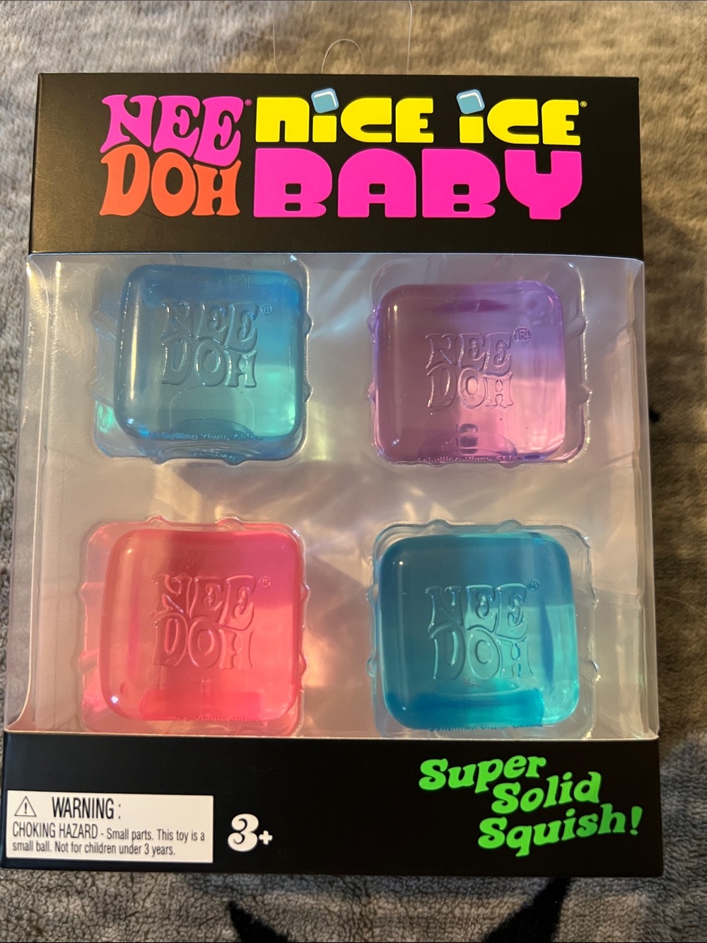 Nice Ice Baby Super Solid Squish (Blue, Purple, Pink) -
